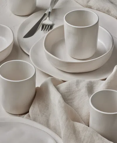Stone By Mercer Project Hekonda 32-pc. Stoneware Dinnerware Set In Neutral