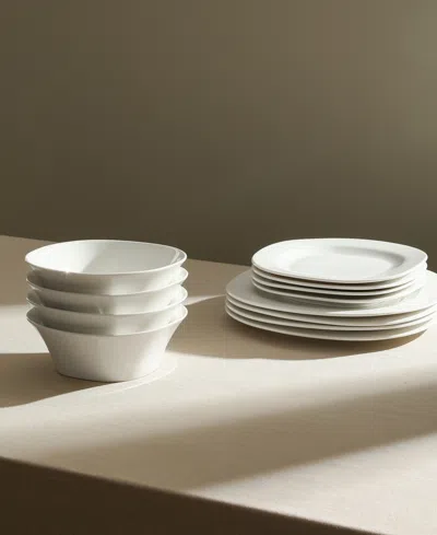 Stone Lain Quadro 12 Pc. Dinnerware Set, Service For 4 In White
