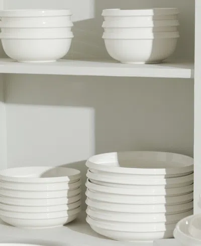 Stone Lain Verso 24 Pc. Dinnerware Set, Service For 8 In White