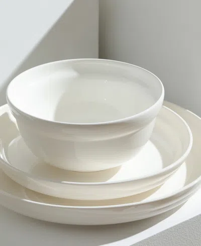 Stone Lain Virtuo 12-pc. Porcelain Dinnerware Set In White
