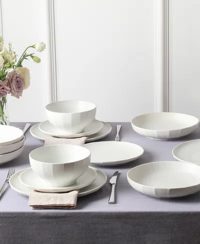 Stone Lain Rio 12 Pc. Dinnerware Set, Service For 4 In White