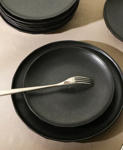 Stone Lain Rio 24 Pc. Dinnerware Set, Service For 8 In Black