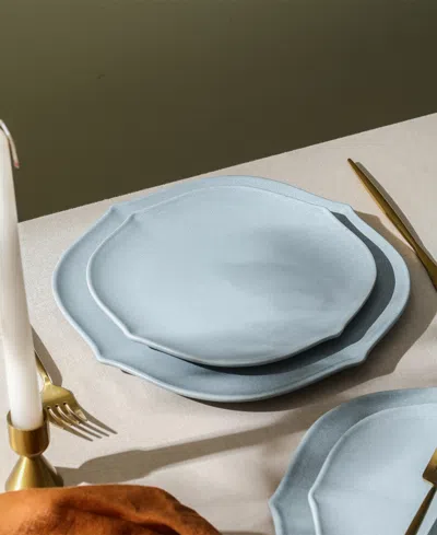 Stone Lain Baskerville Stoneware 12-piece Dinnerware Set In Blue