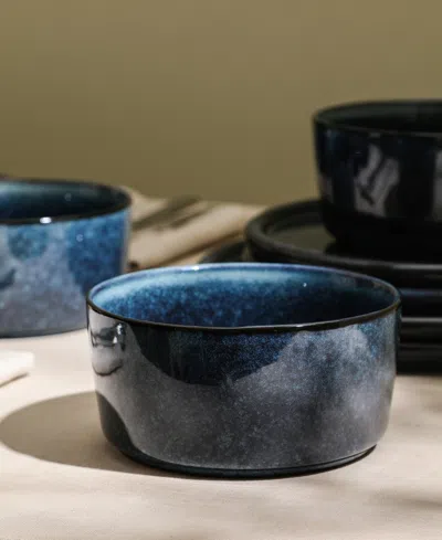 Stone Lain Eden 12 Pc. Dinnerware Set, Service For 4 In Blue