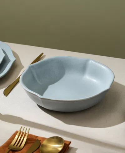 Stone Lain Baskerville Stoneware 12-piece Dinnerware Set In Blue