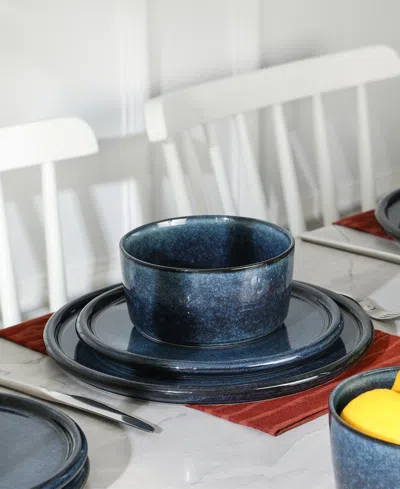 Stone Lain Eden 24 Pc. Dinnerware Set, Service For 8 In Blue