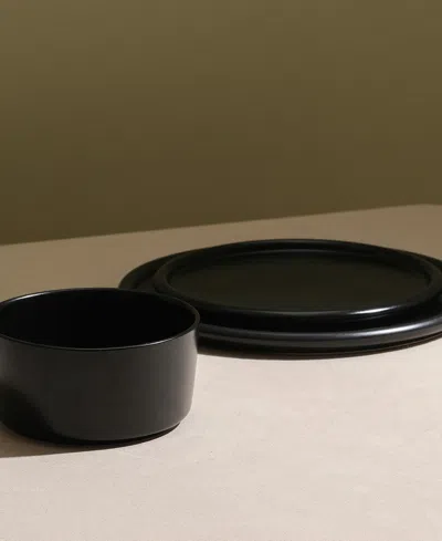 Stone Lain Eden 12 Pc. Dinnerware Set, Service For 4 In Black