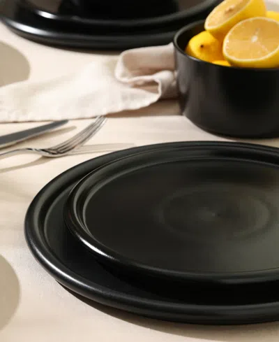 Stone Lain Eden 12 Pc. Dinnerware Set, Service For 4 In Black