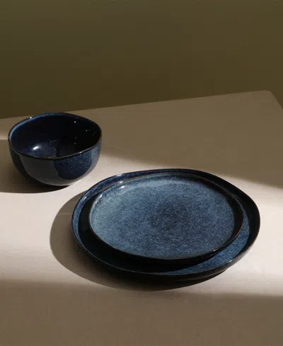 Stone Lain Mirella Stoneware Dinnerware Set In Blue