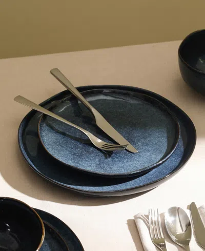 Stone Lain Mirella Stoneware Dinnerware Set In Blue