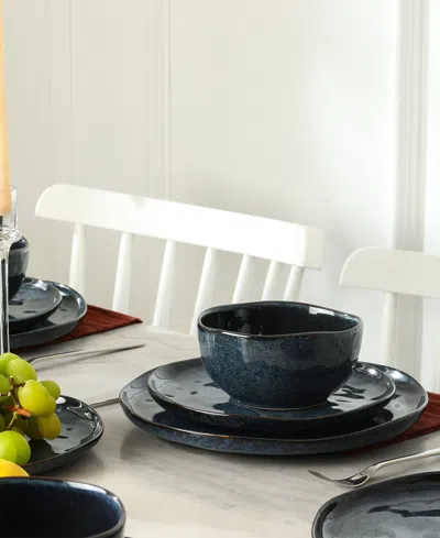 Stone Lain Mirella Stoneware Dinnerware Set In Blue