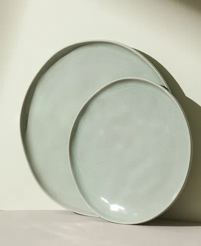 Stone Lain Mirella 4-pc. Stoneware Dinner Plate In Green