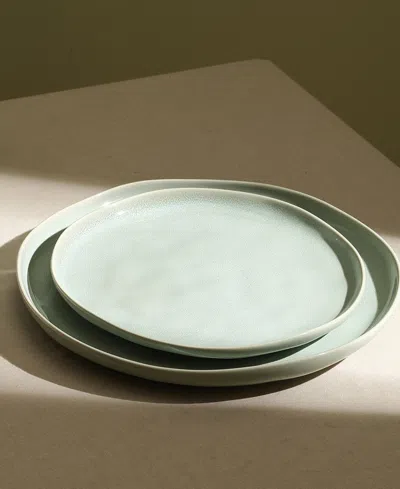 Stone Lain Mirella 4-pc. Stoneware Dinner Plate In Green