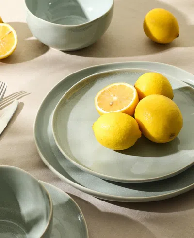 Stone Lain Mirella 4-pc. Stoneware Dinner Plate In Green