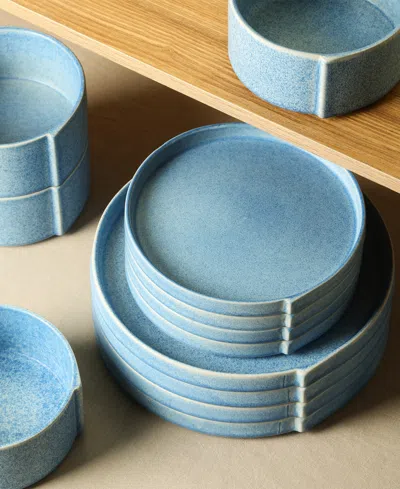 Stone Lain Bao 12 Pc. Dinnerware Set, Service For 4 In Blue