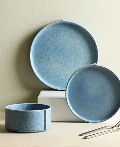 Stone Lain Bao 24 Pc. Dinnerware Set, Service For 8 In Blue