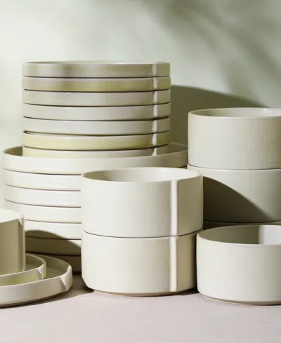 Stone Lain Bao 12 Pc. Dinnerware Set, Service For 4 In White