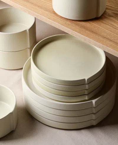 Stone Lain Bao 24 Pc. Dinnerware Set, Service For 8 In White
