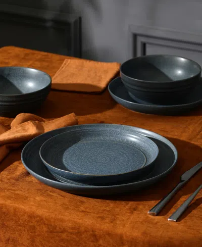 Stone Lain Elio 24 Pc. Dinnerware Set, Service For 8 In Blue