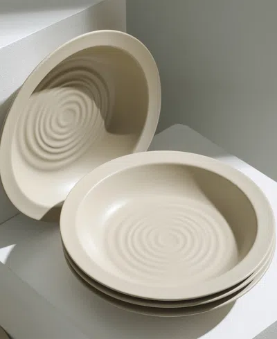 Stone Lain Orbit 12 Pc. Dinnerware Set, Service For 4 In Brown