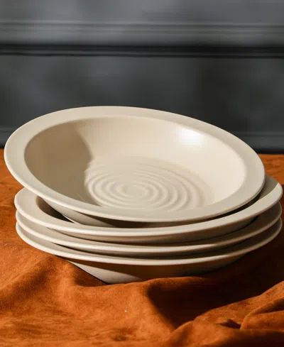 Stone Lain Orbit 12 Pc. Dinnerware Set, Service For 4 In Brown