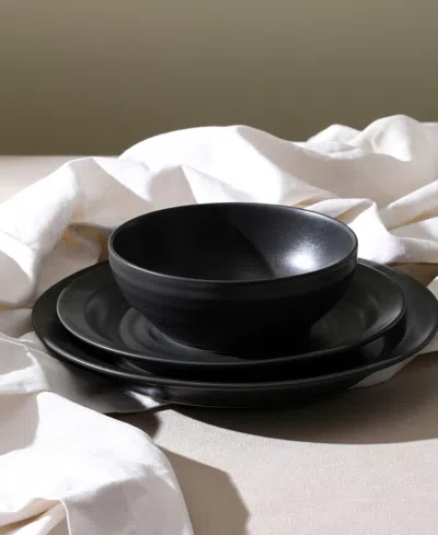 Stone Lain Orbit 16 Pc. Dinnerware Set, Service For 4 In Gray