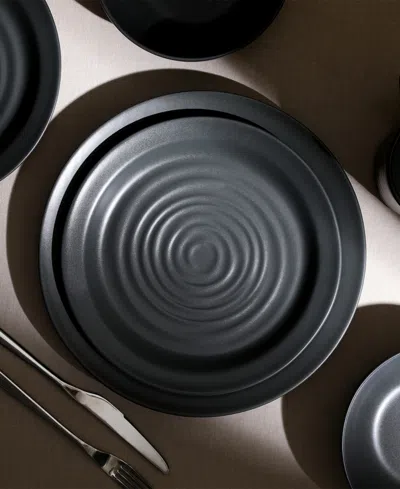 Stone Lain Orbit 16 Pc. Dinnerware Set, Service For 4 In Gray