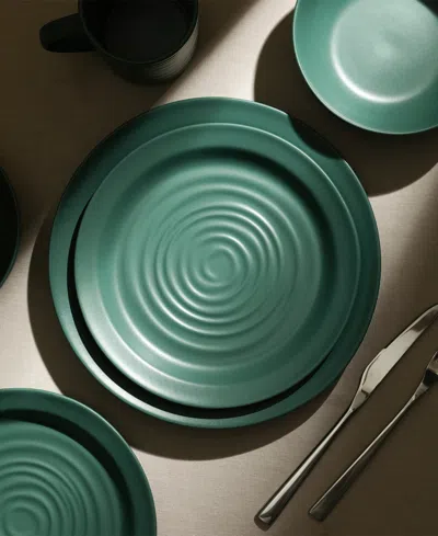 Stone Lain Orbit 12 Pc. Dinnerware Set, Service For 4 In Green