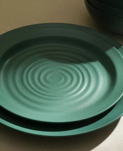 Stone Lain Orbit 24 Pc. Dinnerware Set, Service For 8 In Green