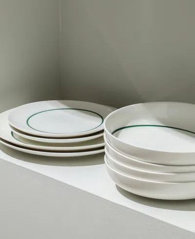Stone Lain Luna 24 Pc. Dinnerware Set, Service For 8 In White