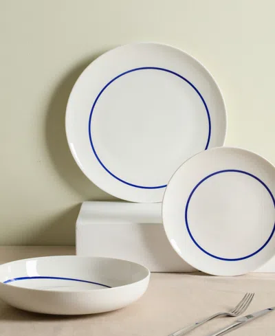 Stone Lain Luna 24 Pc. Dinnerware Set, Service For 8 In Blue