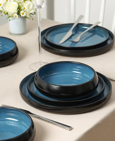 Stone Lain Lagoon 12 Pc. Dinnerware Set, Service For 4 In Blue