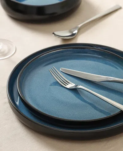 Stone Lain Lagoon 12 Pc. Dinnerware Set, Service For 4 In Blue