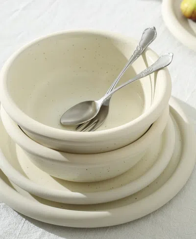 Stone Lain Capri 24 Pc. Dinnerware Set, Service For 8 In White