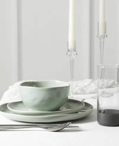 Stone Lain Mirella 4-pc. Stoneware Dinnerware Set In Green
