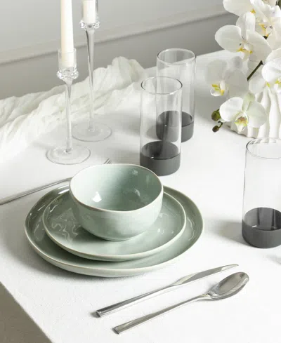 Stone Lain Mirella 4-pc. Stoneware Dinnerware Set In Green