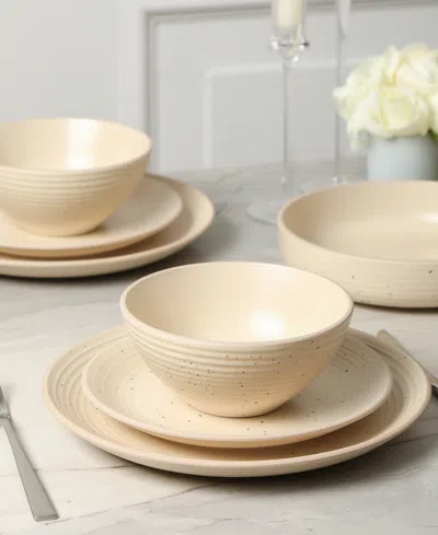 Stone Lain Lauren 32 Pc. Dinnerware Set, Service For 8 In Neutral