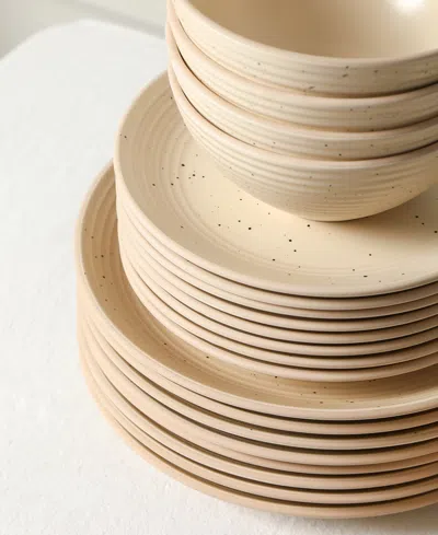 Stone Lain Lauren 32 Pc. Dinnerware Set, Service For 8 In Neutral