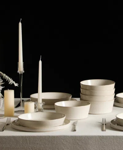 Stone Lain Claire 12-piece Dinnerware Set Stoneware In Neutral