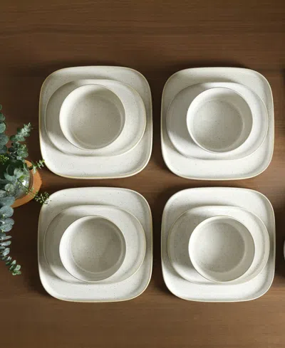 Stone Lain Cairo 24 Pc. Dinnerware Set, Service For 8 In White