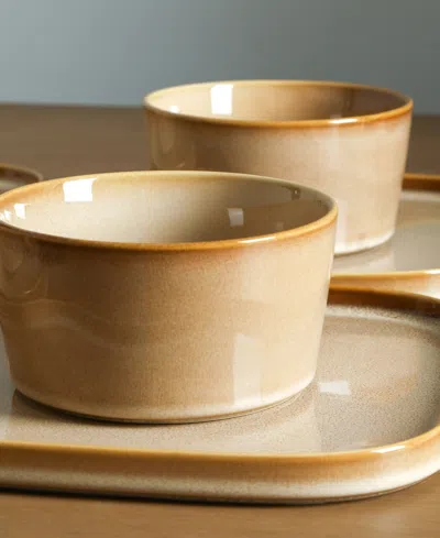 Stone Lain Cairo 24 Pc. Dinnerware Set, Service For 8 In Brown