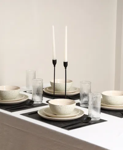 Stone Lain Dua 32 Pc. Dinnerware Set, Service For 8 In Neutral