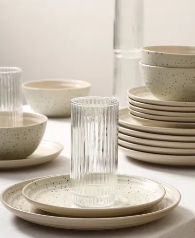 Stone Lain Dua 32 Pc. Dinnerware Set, Service For 8 In Neutral
