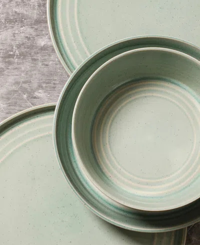 Stone Lain Claire 24 Pc. Dinnerware Set, Service For 8 In Green