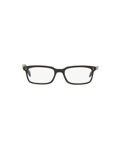 Oliver Peoples 0ov5102 Rectangular Eyeglasses With Glossy Acetate Frames In Black