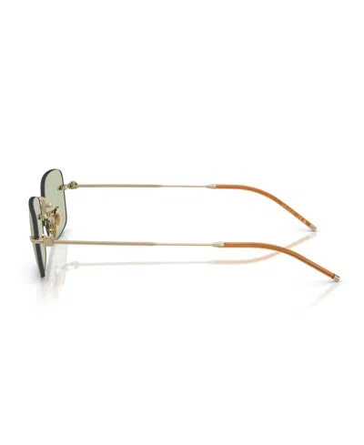 Oliver Peoples Tk-10 Rectangular-frame Glasses In Gold