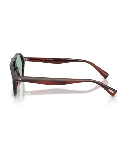 Oliver Peoples Remment Geometric-frame Sunglasses In Brown