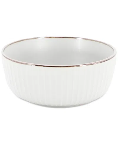 Elama Leo 16 Pc. Dinnerware Set, Service For 4 In White