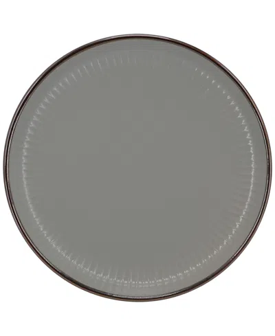 Elama Leo 16 Pc. Dinnerware Set, Service For 4 In Gray