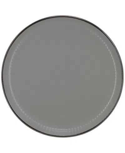 Elama Leo 16 Pc. Dinnerware Set, Service For 4 In Gray